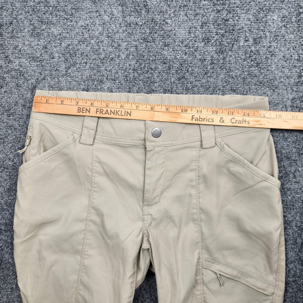 Duluth Trading Co Dry on The Fly Pants Womens 8x33 Beige Stretch Hiking Outdoor - Picture 6 of 10